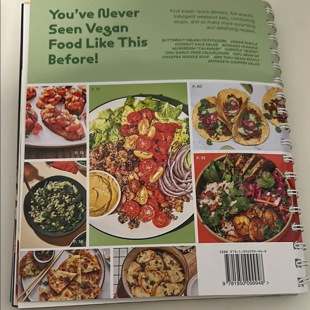 Vegan Dinners Cookbook - Green Cover 2021